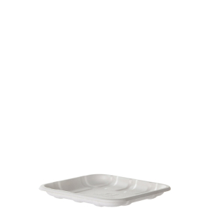 Vanguard™ Renewable & Compostable Sugarcane Meat & Produce Trays, 5.52 x 5.52 x 0.56in, 1S