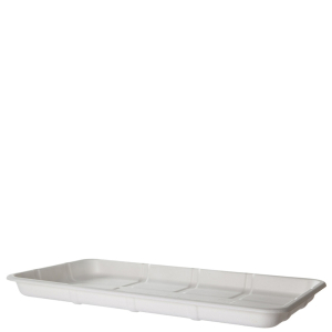 Vanguard™ Renewable & Compostable Sugarcane Meat & Produce Trays, 14.75 x 8.25 x 1.06in, 25S