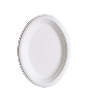 10 inch Oval Sugarcane Plate