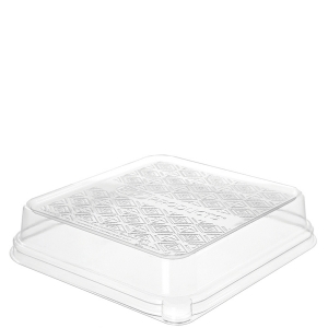 WorldView™ Compostable 1.5in Dome Lid, Fits 7in 3-CMPT