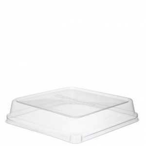 WorldView™ Lids, 8in Shallow, Fits 8in Square Sugarcane 