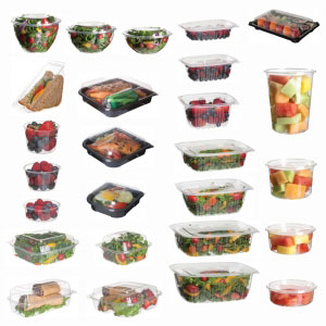 Clear Food Containers & Portion Cups