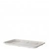 Compostable Sugarcane Meat & Produce Trays, 8.5 x 6 x 0.56in, 2S, White